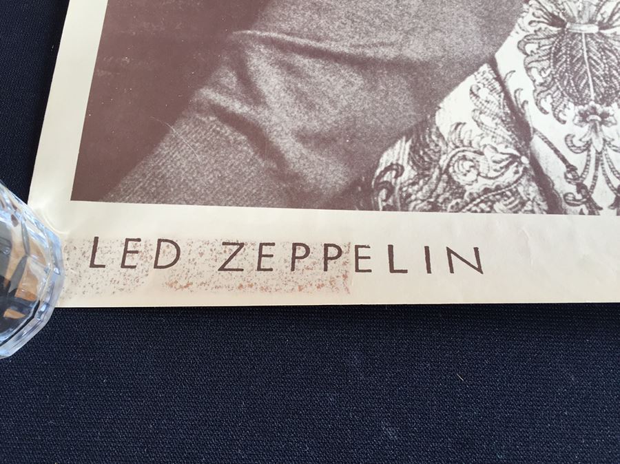 Vintage LED ZEPPELIN B&W Rock Poster [Photo 3]