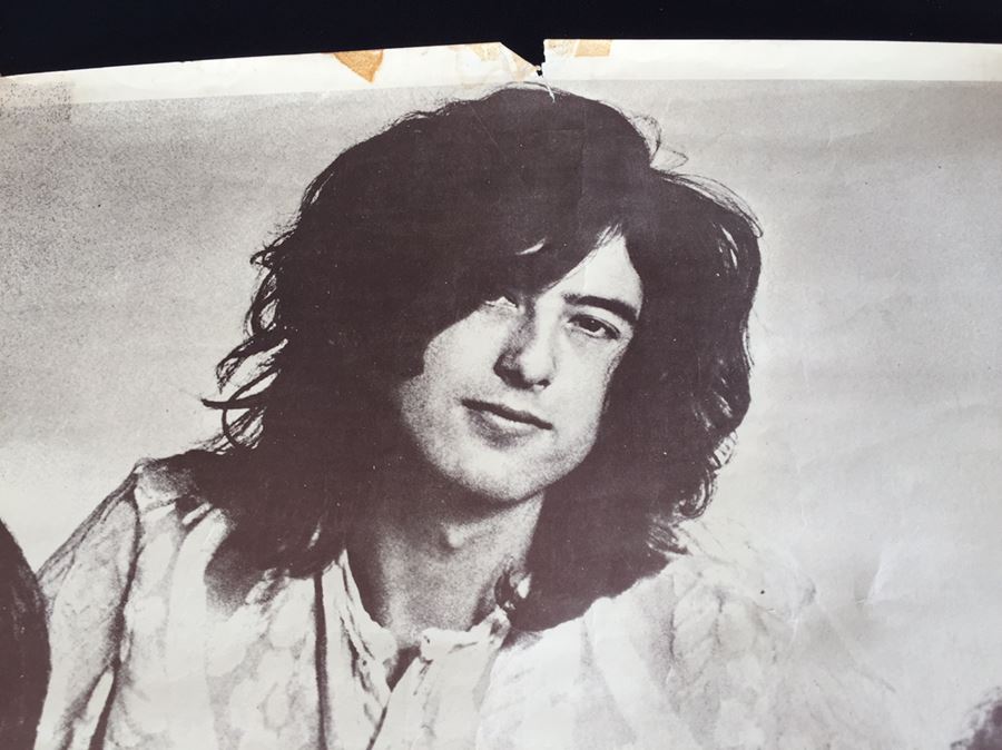 Vintage LED ZEPPELIN B&W Rock Poster [Photo 8]