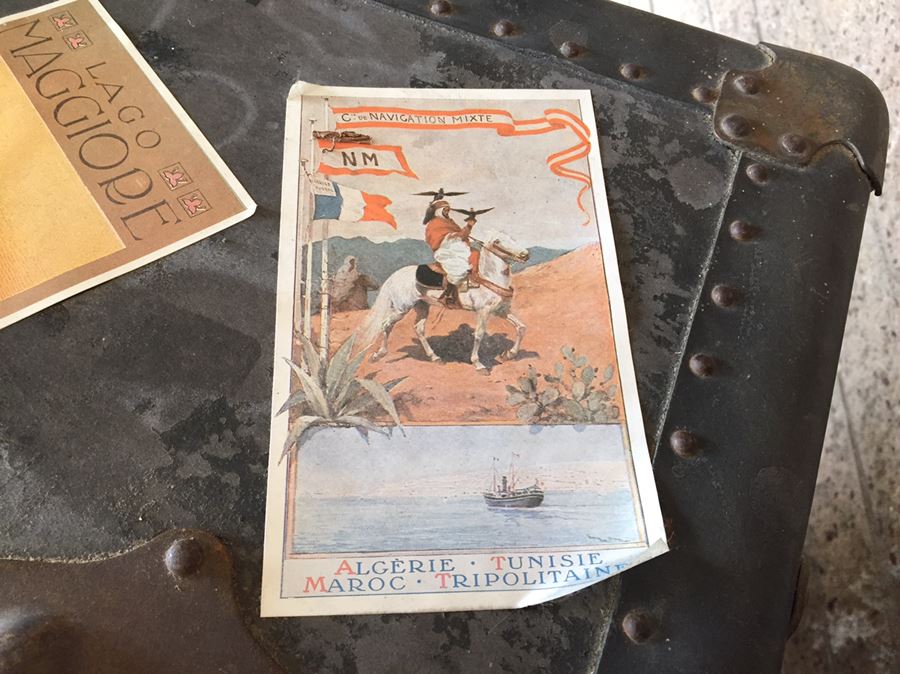 Vintage 1900s Steamer Trunk Travelwell Trunks By Schmit Trunk Co Oshkosh, Wis. [Photo 9]