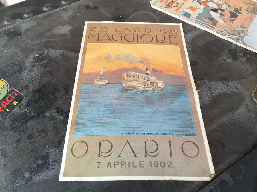 Vintage 1900s Steamer Trunk Travelwell Trunks By Schmit Trunk Co Oshkosh, Wis. [Photo 8]