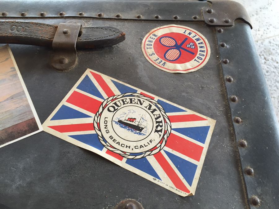 Vintage 1900s Steamer Trunk Travelwell Trunks By Schmit Trunk Co Oshkosh, Wis. [Photo 12]