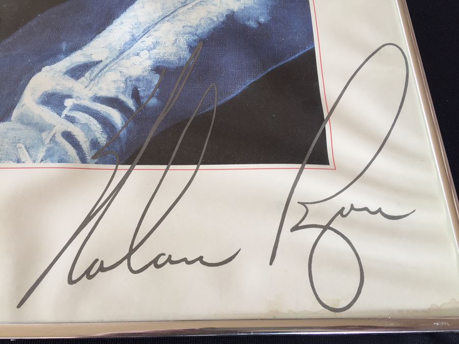 SIGNED Nolan Ryan Framed Poster 5000 Strikeouts (Signed Under Baseball) [Photo 4]