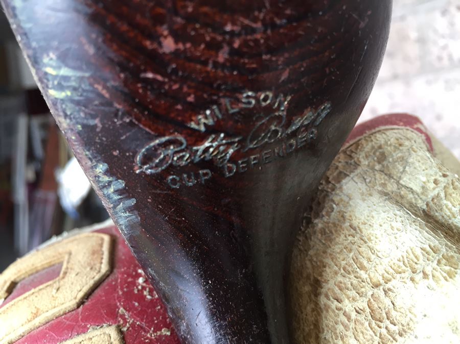 Vintage Wilson Golf Clubs With Leather Golf Bag And Driver Covers [Photo 2]