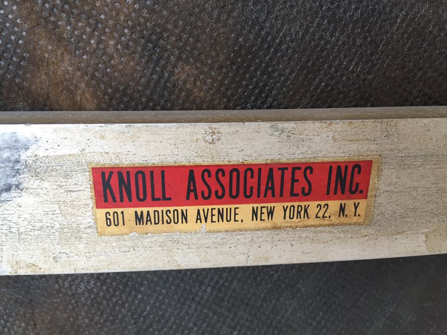 Pair of Iconic 1950's KNOLL Eero Saarinen Executive Armless Chairs That Have Been Reupholstered [Photo 3]