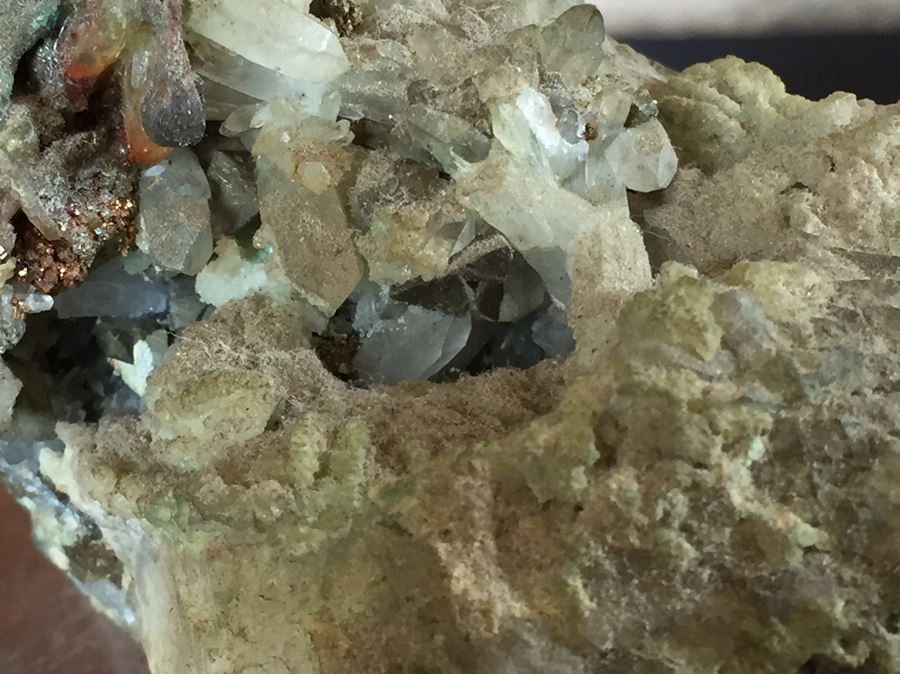 Signed Rock And Metal Sculpture On Wooden Base [Photo 6]