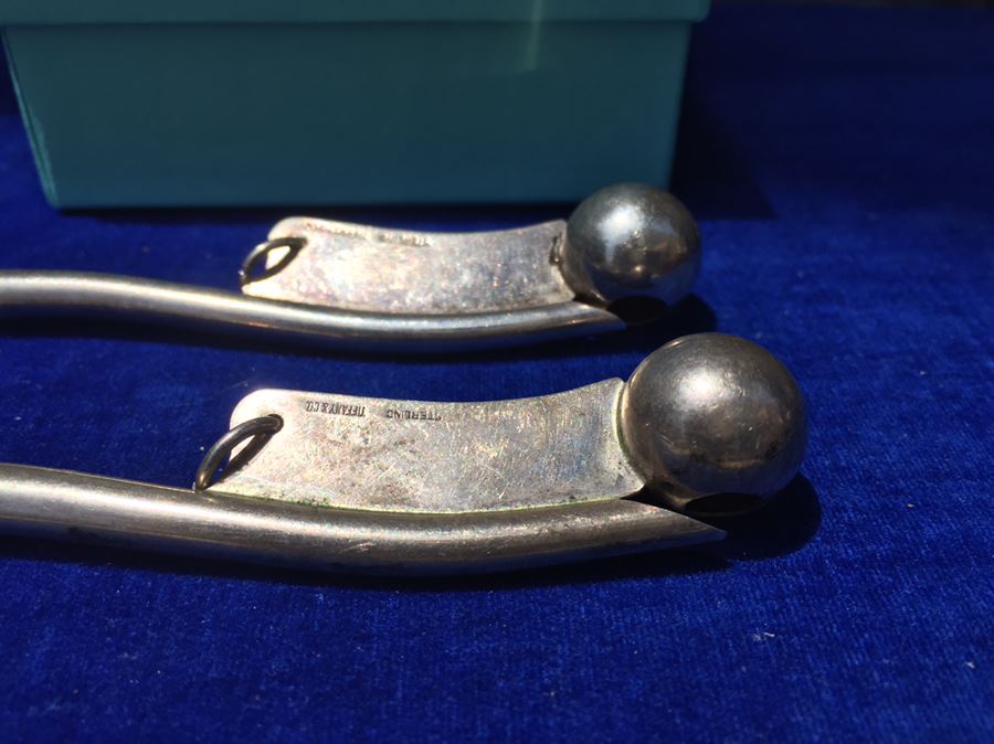 Pair Of Tiffany & Co Sterling Silver Bosuns Whistles Boatswains NAVY Rare [Photo 8]
