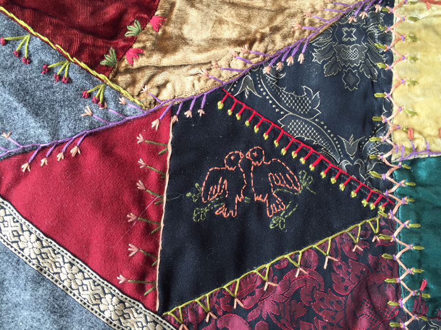 Crazy Quilt Made For The Double D Ranch In Texas [Photo 10]