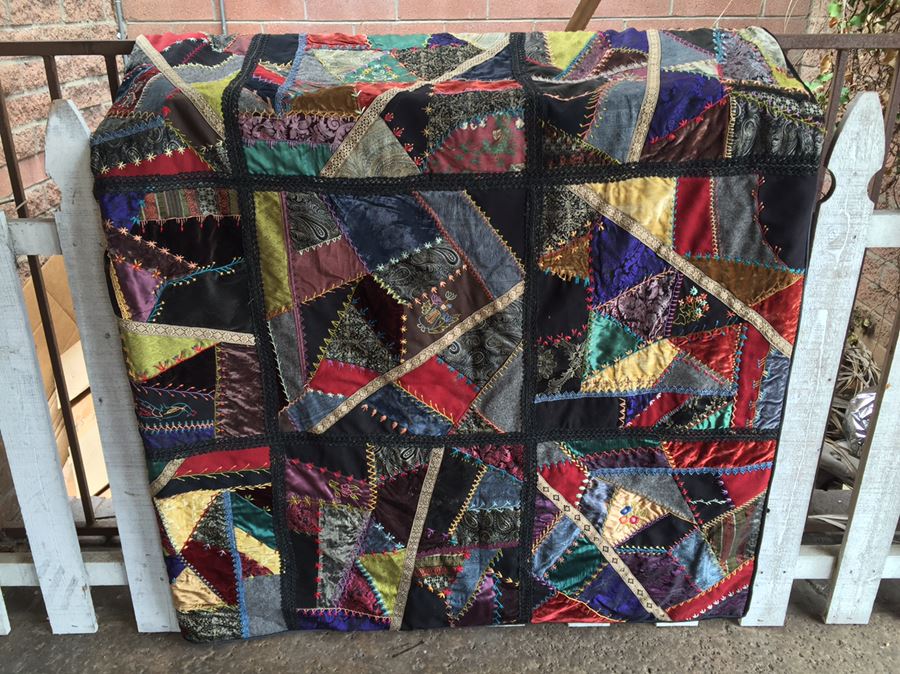 Crazy Quilt Made For The Double D Ranch In Texas [Photo 14]