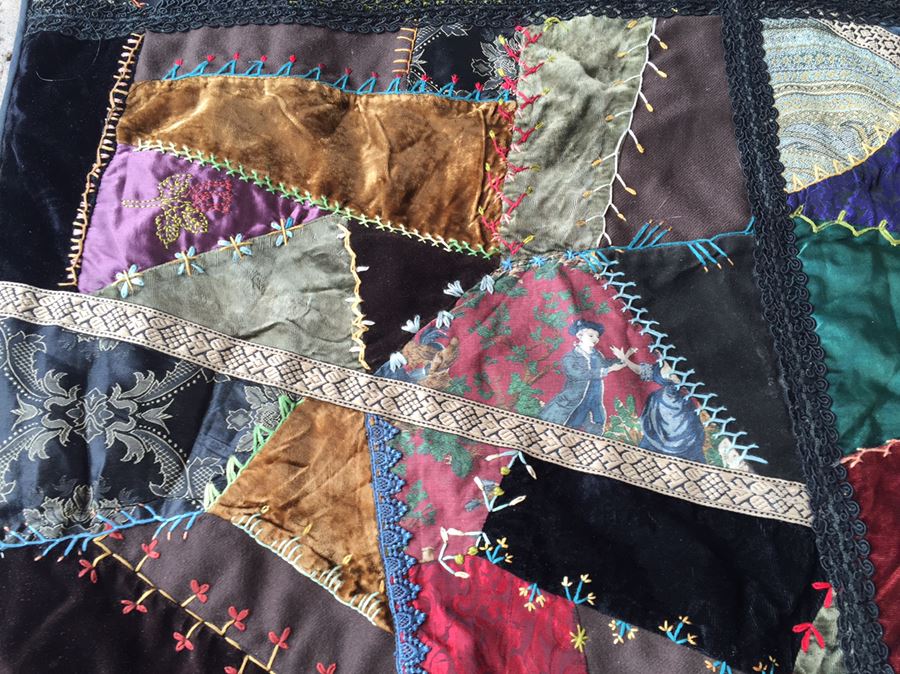 Crazy Quilt Made For The Double D Ranch In Texas [Photo 11]