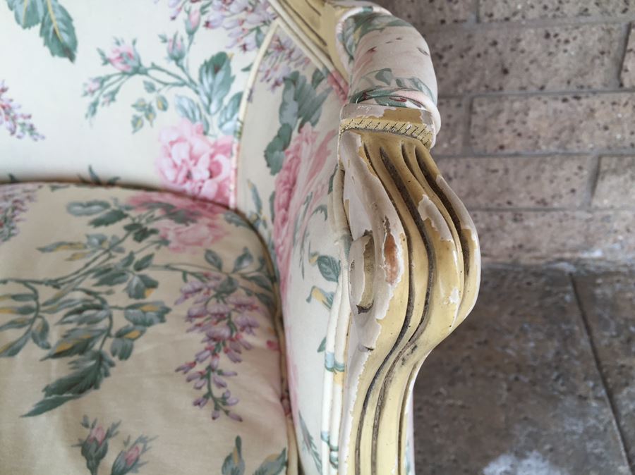 Nice Shabby Chic French Provincial Style Armchair [Photo 2]