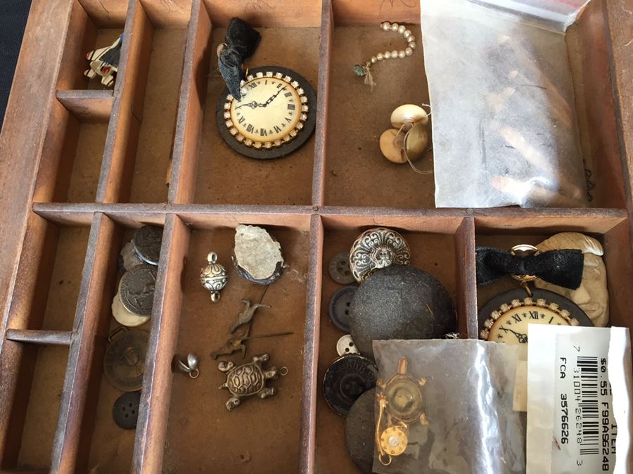 Old Industrial Printers Tray Great For Displaying Items - Filled With Goodies [Photo 12]