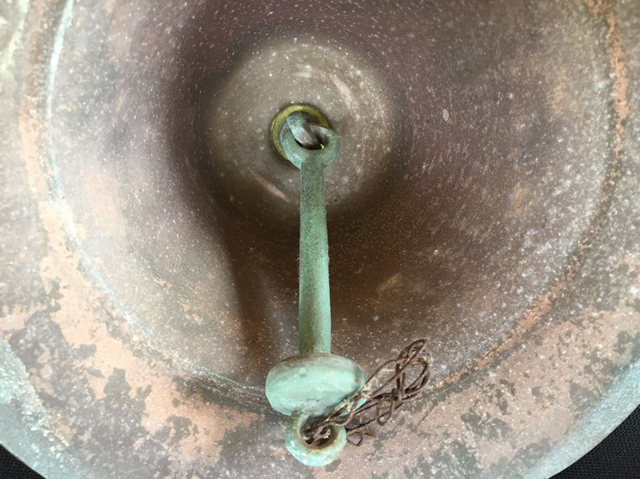 Old Copper Bell With Wall Mount [Photo 6]