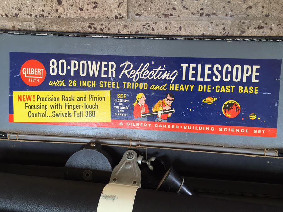 Vintage Gilbert 80 Power Astronomical Telescope [Photo 3]