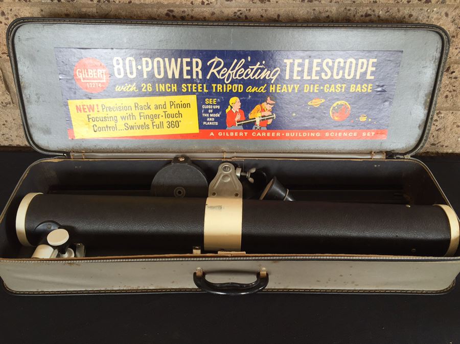 Vintage Gilbert 80 Power Astronomical Telescope [Photo 5]