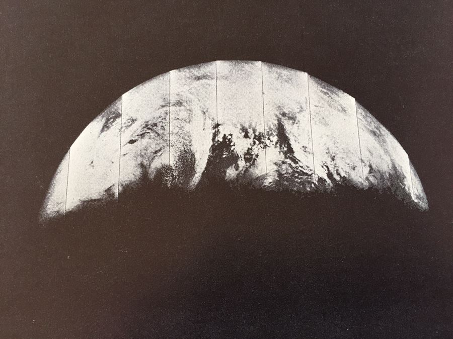Vintage Poster Showing First View Of Earth From Space [Photo 2]