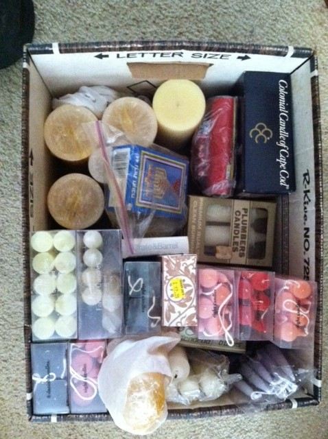 Large Candle Lot [Photo 1]