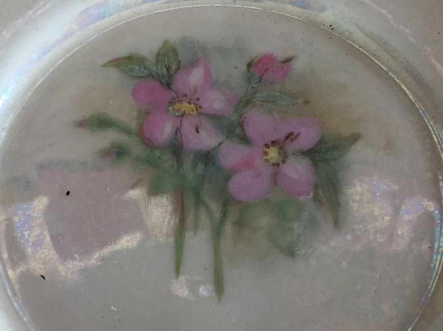 Vintage Hand Painted Belleek Ireland Cups And Saucers [Photo 12]