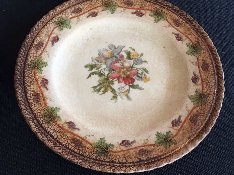 (7) Vintage Set Of Crown Ducal Riviera Plates [Photo 9]