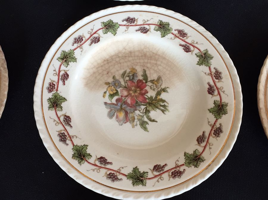 (7) Vintage Set Of Crown Ducal Riviera Plates [Photo 6]