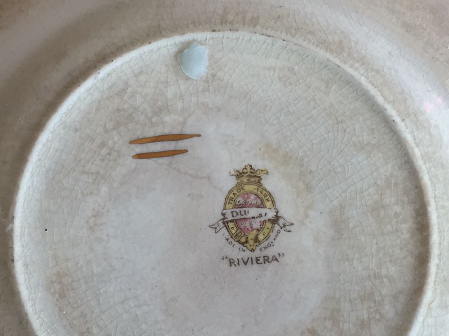 (7) Vintage Set Of Crown Ducal Riviera Plates [Photo 15]