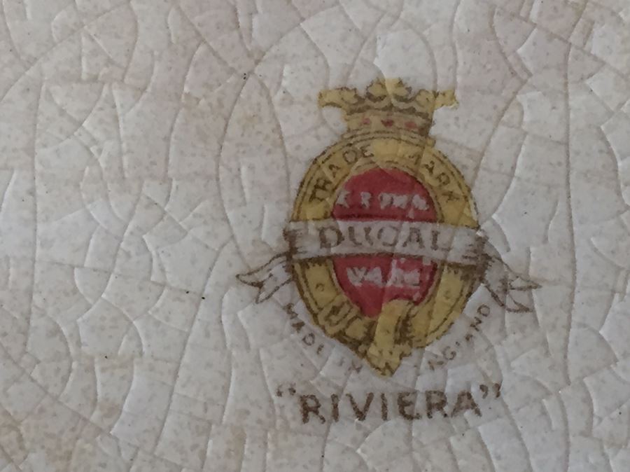 (7) Vintage Set Of Crown Ducal Riviera Plates [Photo 3]