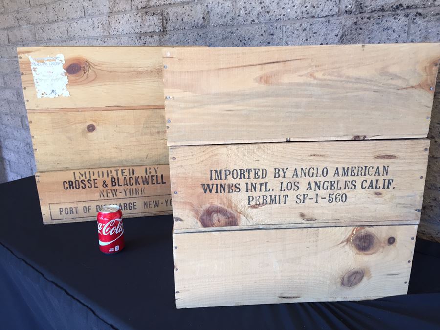 Vintage Wine Crate Lot (Empty) [Photo 11]