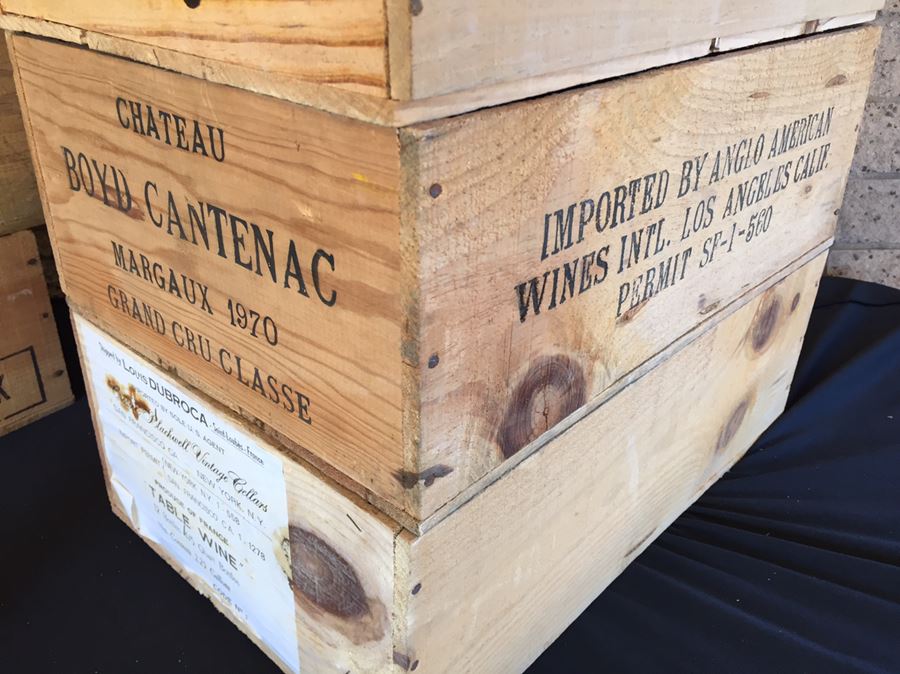 Vintage Wine Crate Lot (Empty) [Photo 8]