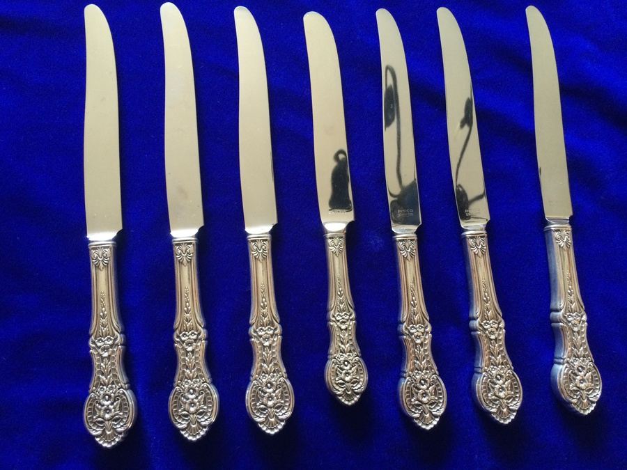 Vintage 1937 International Sterling Silver Primrose Pattern Flatware - 116 PIECES [Photo 26]