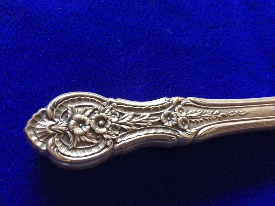 Vintage 1937 International Sterling Silver Primrose Pattern Flatware - 116 PIECES [Photo 29]