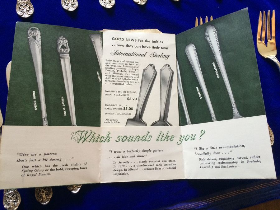 Vintage 1937 International Sterling Silver Primrose Pattern Flatware - 116 PIECES [Photo 18]
