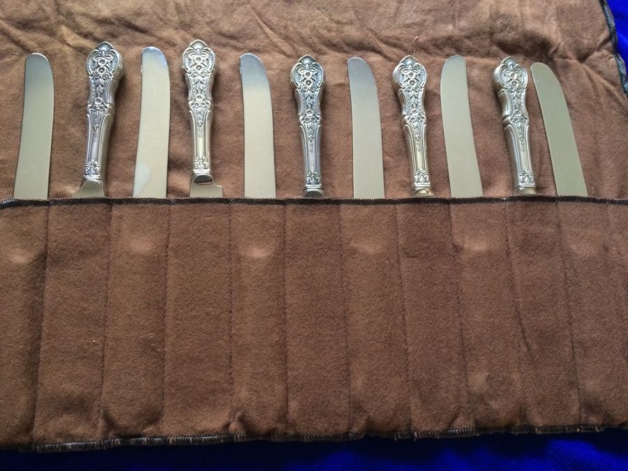 Vintage 1937 International Sterling Silver Primrose Pattern Flatware - 116 PIECES [Photo 27]