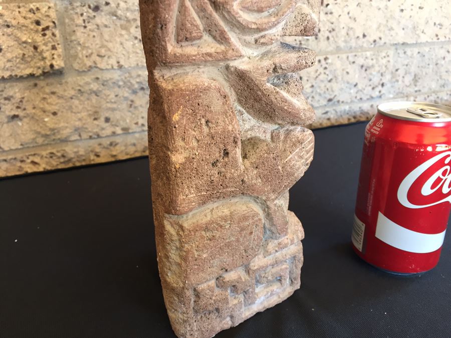 Vintage Volcanic Rock Carved Statue Totem [Photo 10]