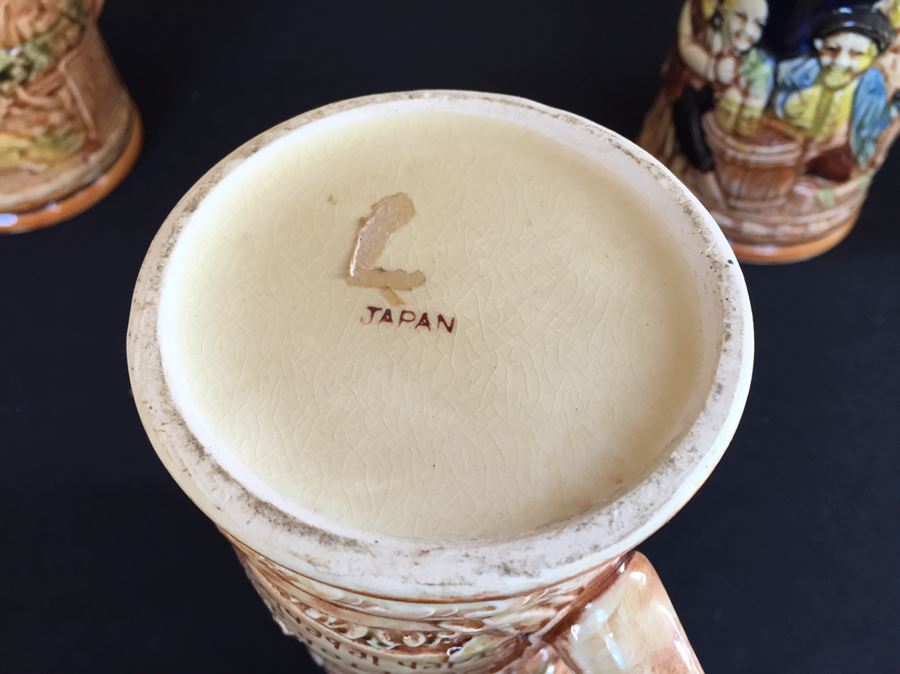 Small Hand Painted Beer Steins Japan [Photo 9]