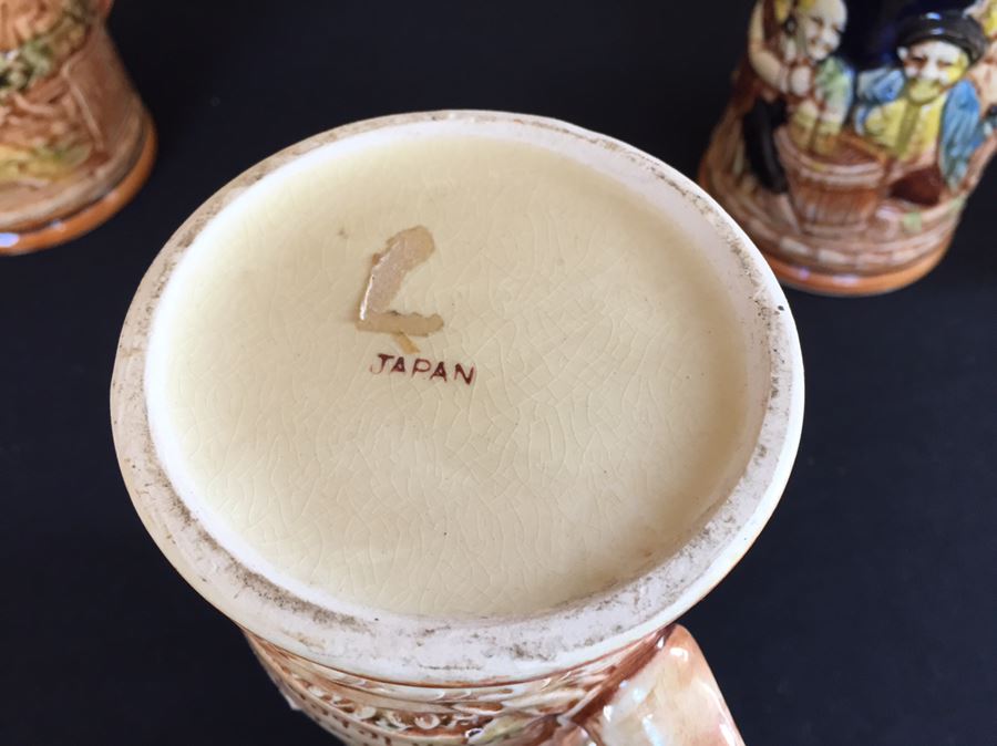 Small Hand Painted Beer Steins Japan [Photo 8]