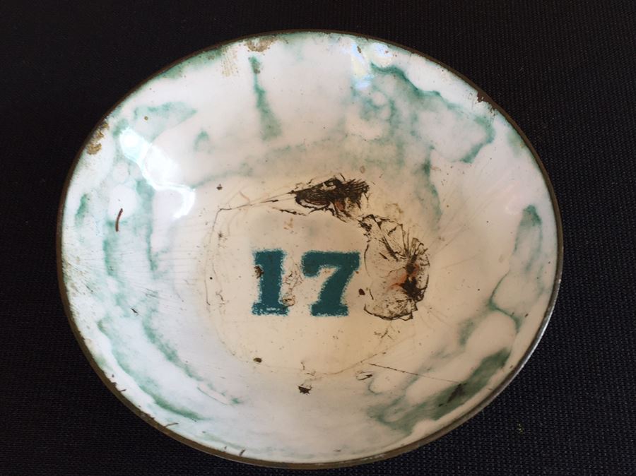Pair Of Enamel On Copper Bowls [Photo 4]