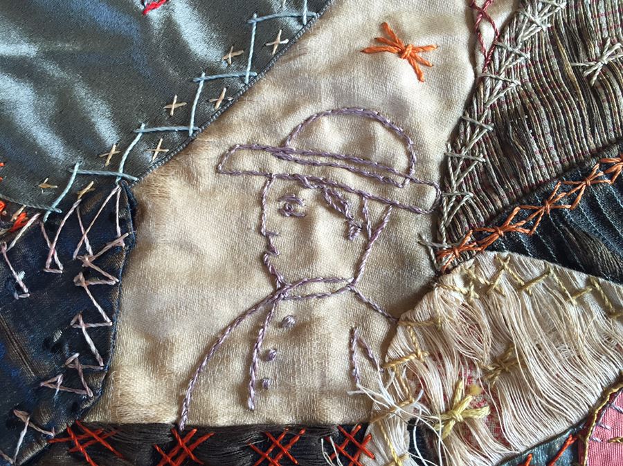 Old Crazy Quilt [Photo 6]