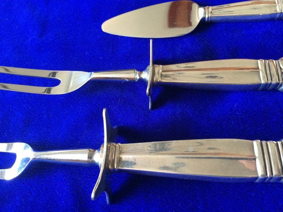 International Sterling Royal Danish Pattern Sterling Silver Flatware Set - 146 PIECES [Photo 28]