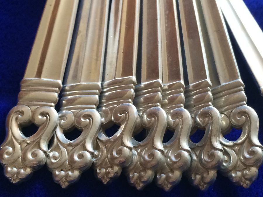 International Sterling Royal Danish Pattern Sterling Silver Flatware Set - 146 PIECES [Photo 19]