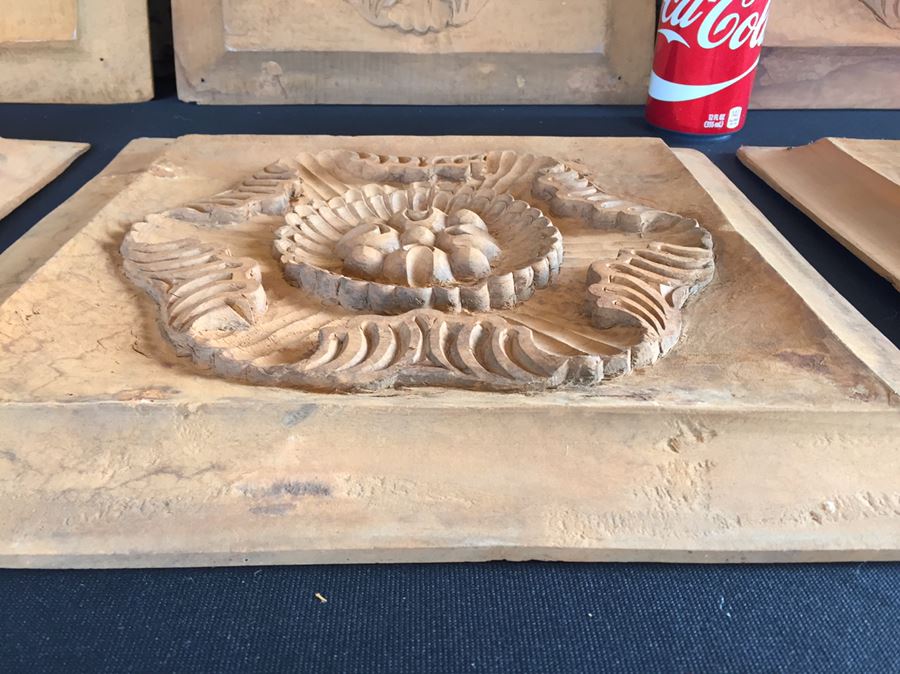 (8) Vintage Wooden Tiles Made In India [Photo 6]