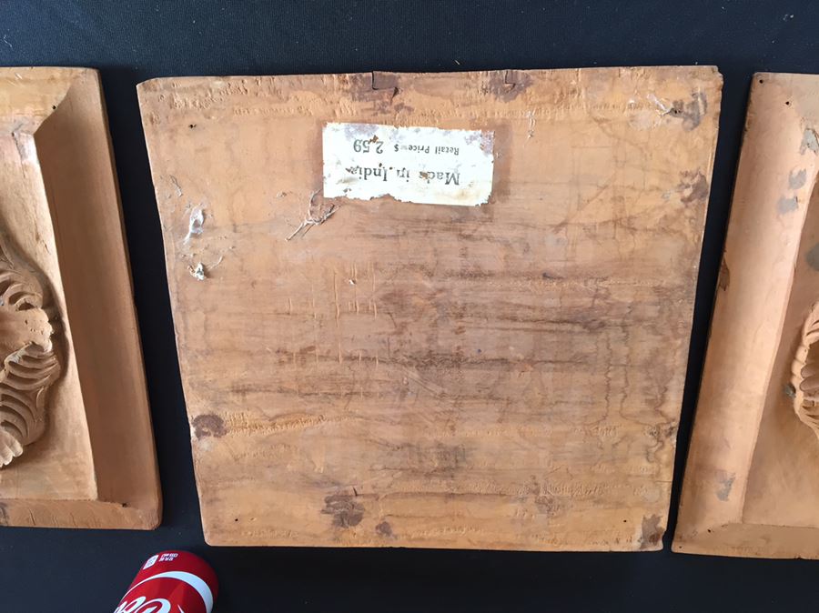 (8) Vintage Wooden Tiles Made In India [Photo 7]