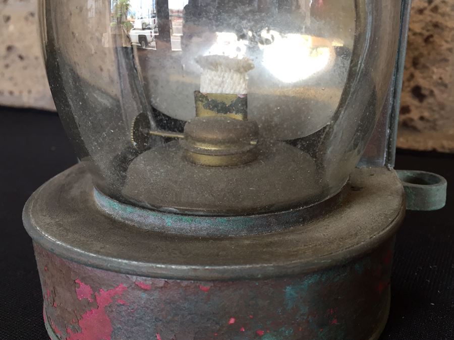 Vintage Masthead Copper Ship's Lantern [Photo 6]