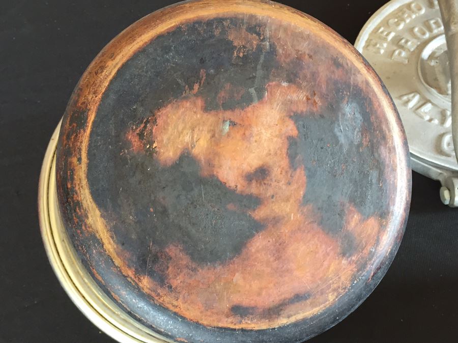 Copper Bottom Pots, Aluminum Pot, Paul Revere Teapot Lot [Photo 9]