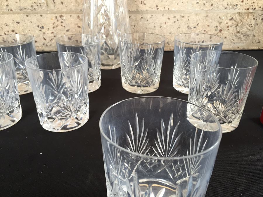 Cut Crystal Glass And Vase Lot [Photo 6]