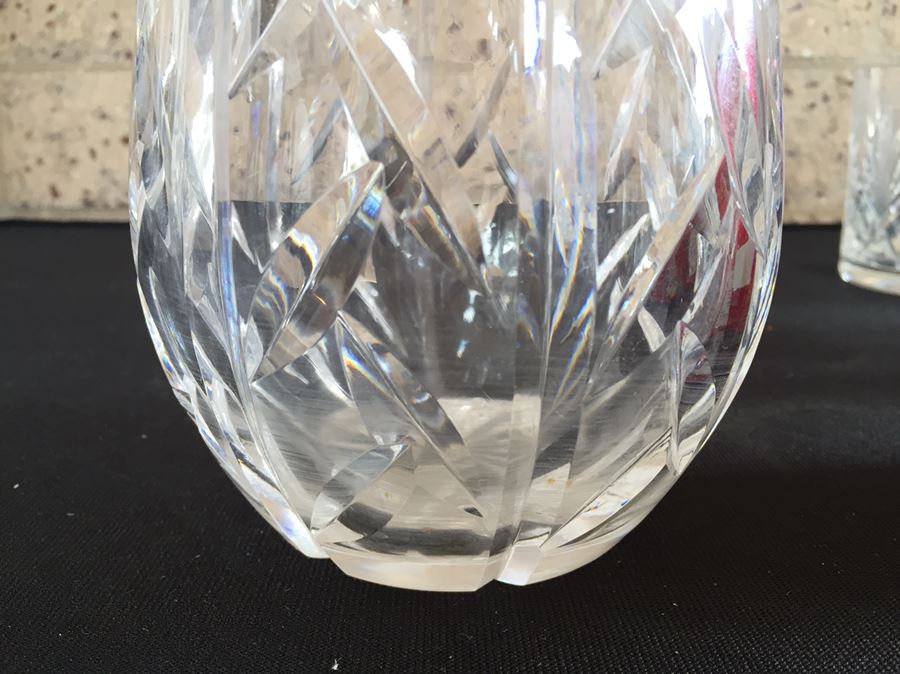 Cut Crystal Glass And Vase Lot [Photo 15]