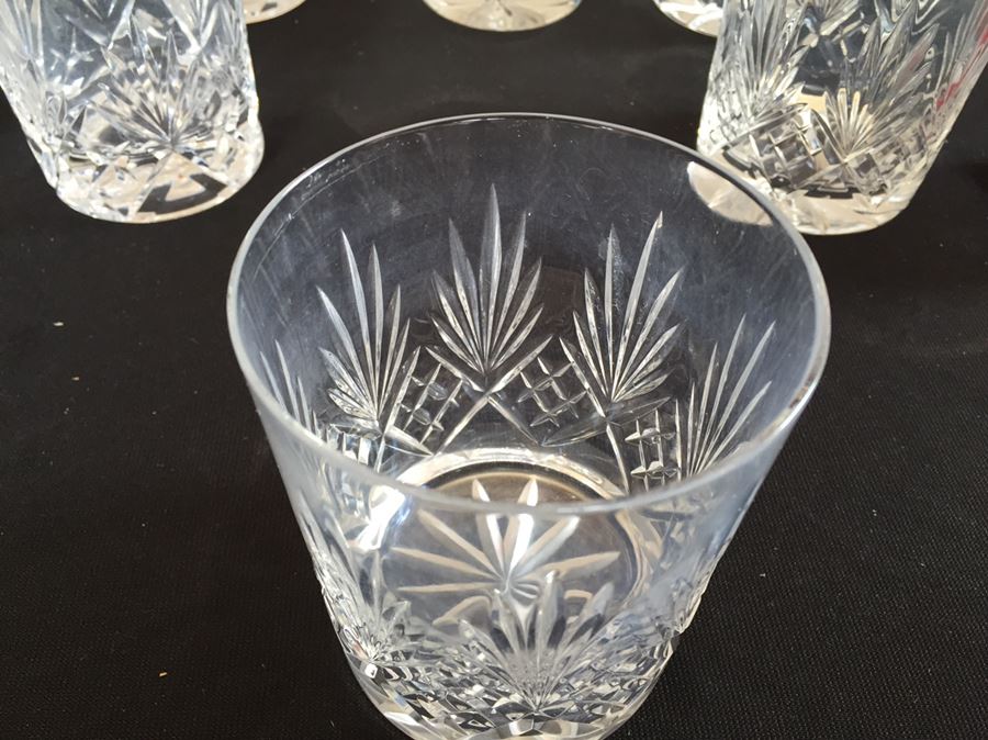 Cut Crystal Glass And Vase Lot [Photo 8]