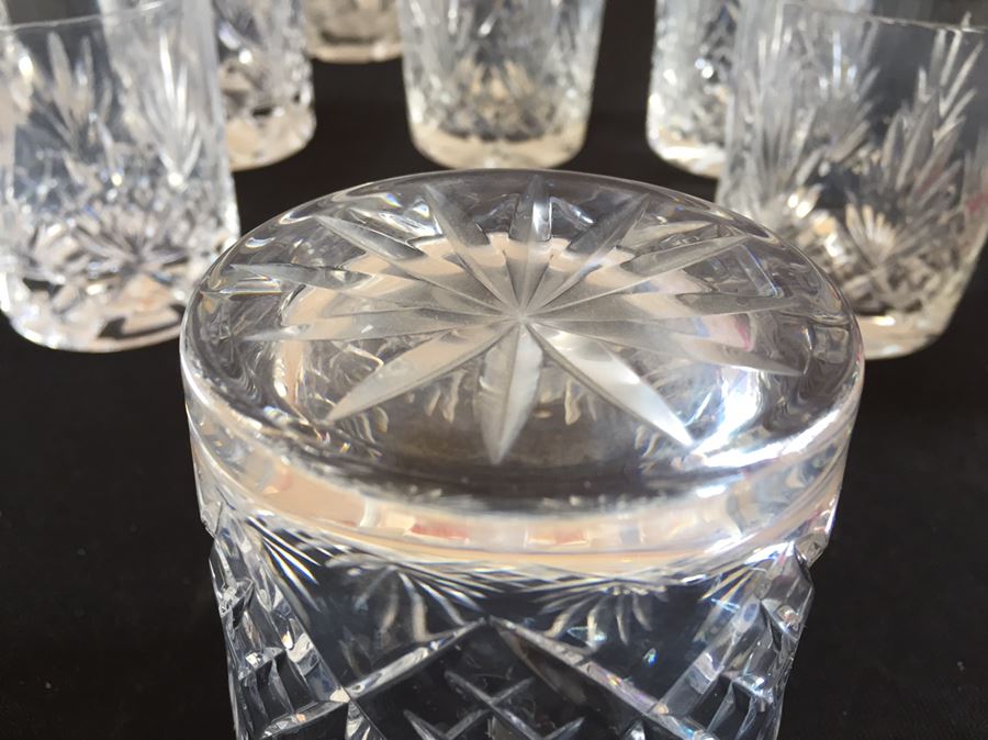 Cut Crystal Glass And Vase Lot [Photo 9]