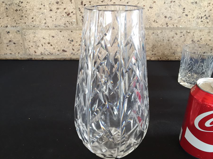Cut Crystal Glass And Vase Lot [Photo 13]
