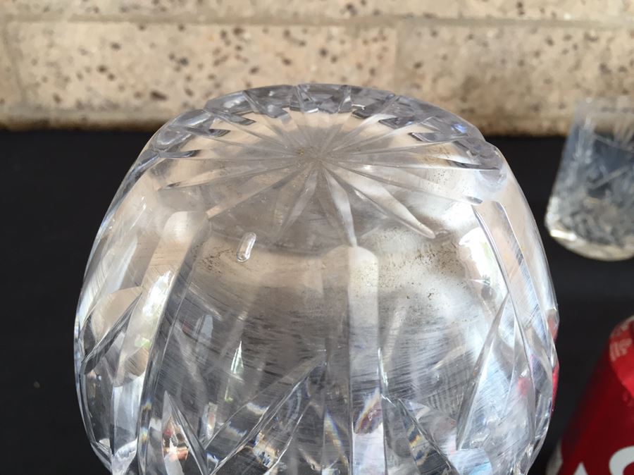 Cut Crystal Glass And Vase Lot [Photo 16]