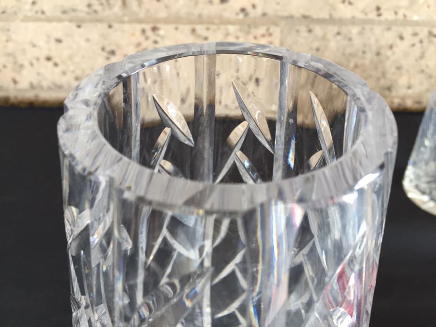 Cut Crystal Glass And Vase Lot [Photo 14]