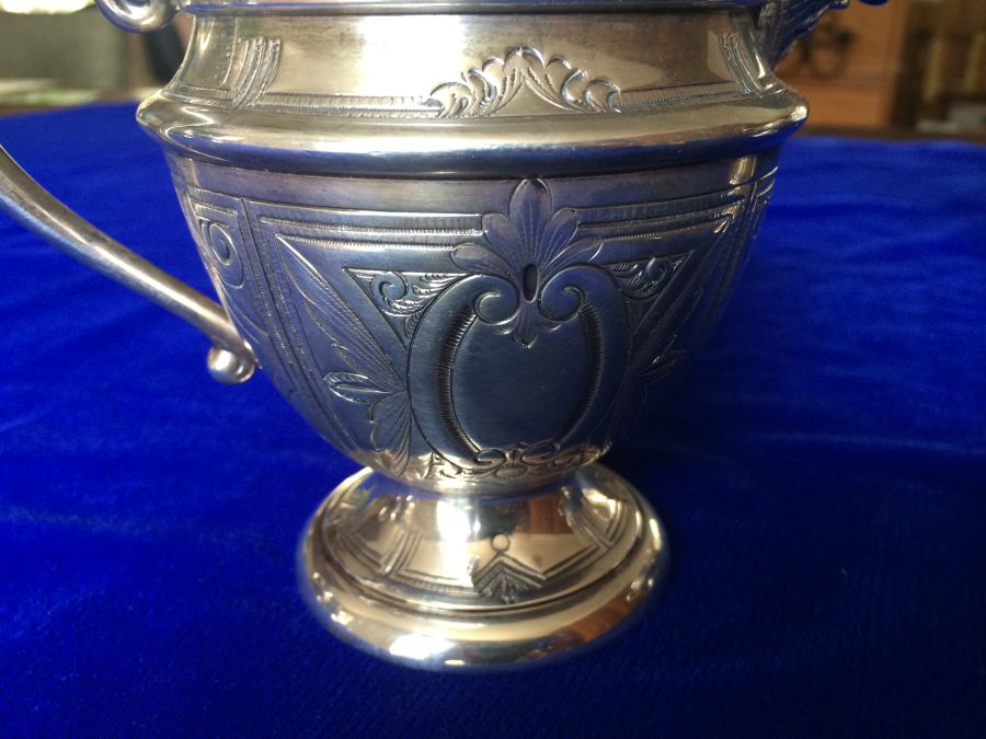 Baldwin & Miller (B&M) Sterling Tea Set - B&M was retailed by Cartier [Photo 9]